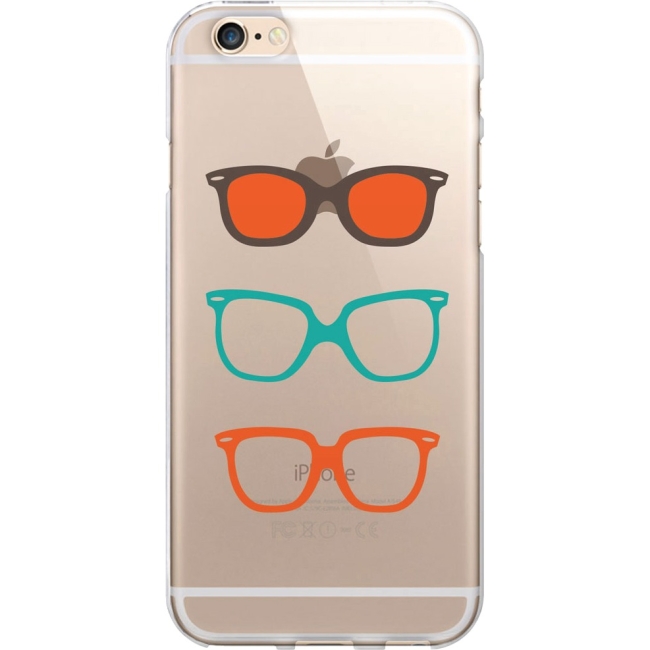 OTM iPhone 6 Clear Case Hipster Collection, Shades IP6V1CLR-HIP-06