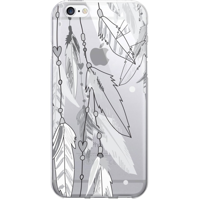 OTM iPhone 6 Clear Case Hipster Collection, Grey Dream Catcher IP6V1CLR-HIP-10