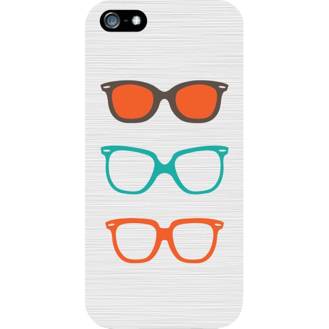 OTM iPhone 5 Pearl White Case Hipster Collection, Shades IP5V1RC04-HIP