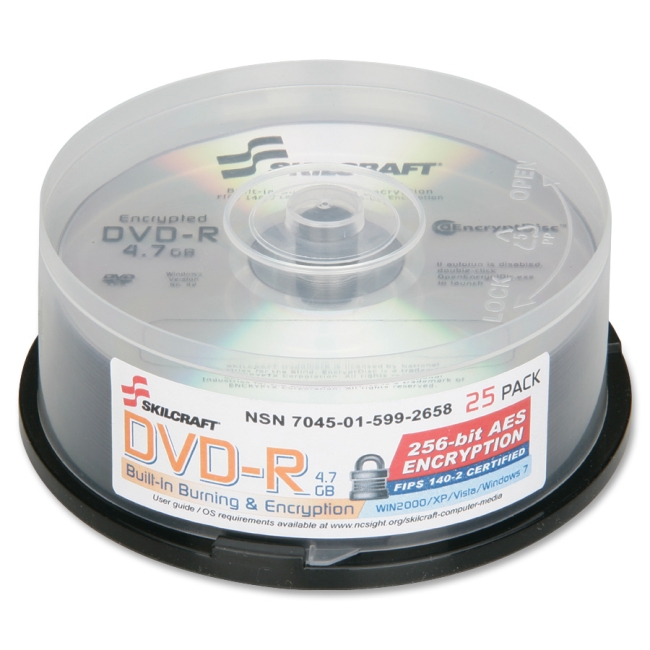 SKILCRAFT DVD Recordable Media 5992658 NSN5992658