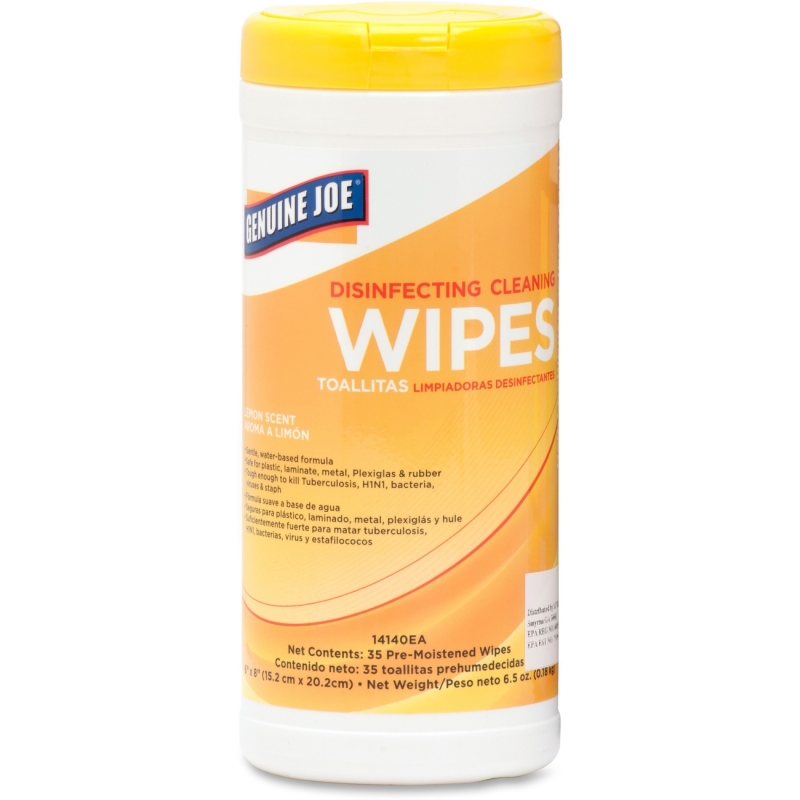 Genuine Joe Disinfecting Cleaning Wipes 14140CT GJO14140CT