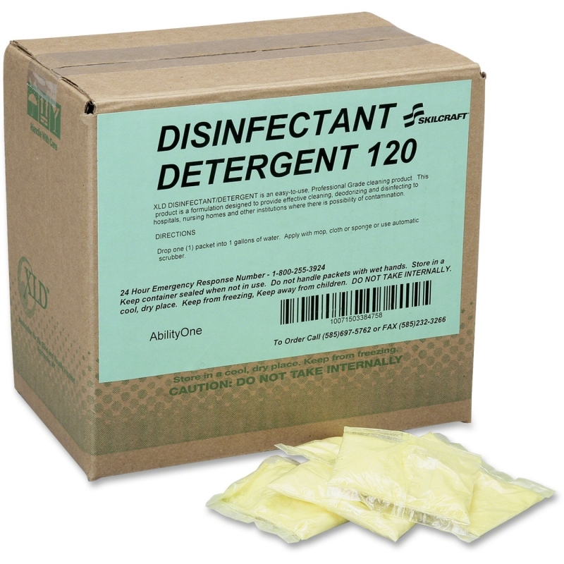 SKILCRAFT Disinfectant/Detergent - 120 6840013672914 NSN3672914