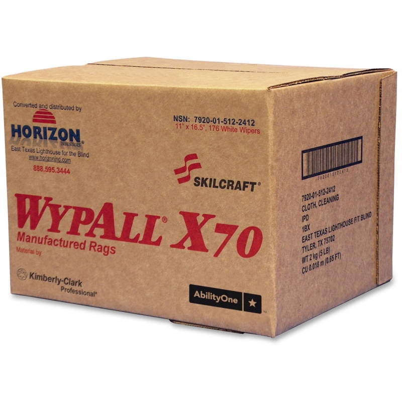 SKILCRAFT WypAll X70 Industrial Wipers 7920015122412 NSN5122412