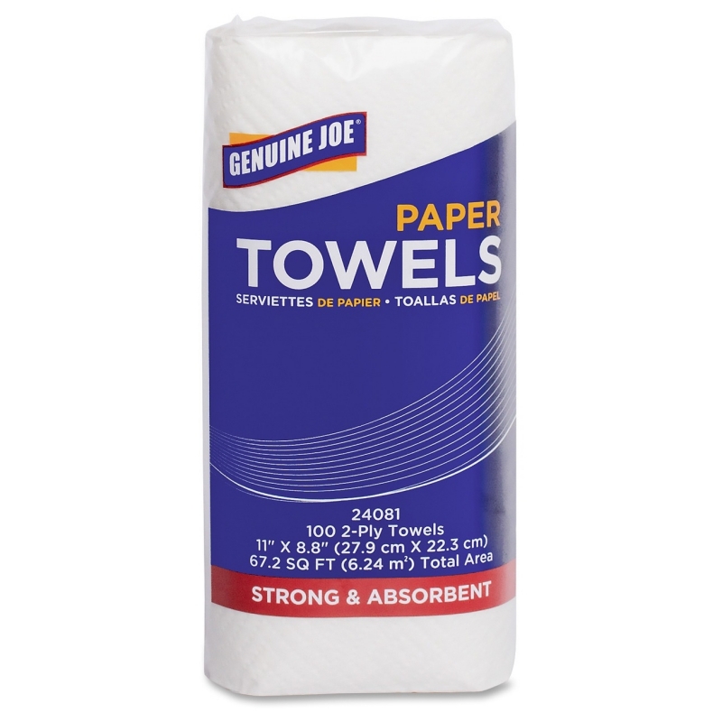 Genuine Joe 2-ply Household Roll Paper Towels 24081 GJO24081