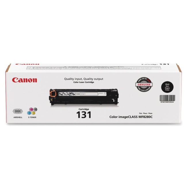 Canon Laser Printer Toner Cartridge CRTDG131BK CNMCRTDG131BK 131