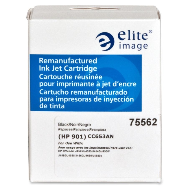 Elite Image Remanufactured Ink Cartridge Alternative For HP 901 (CC653AN) 75562 ELI75562