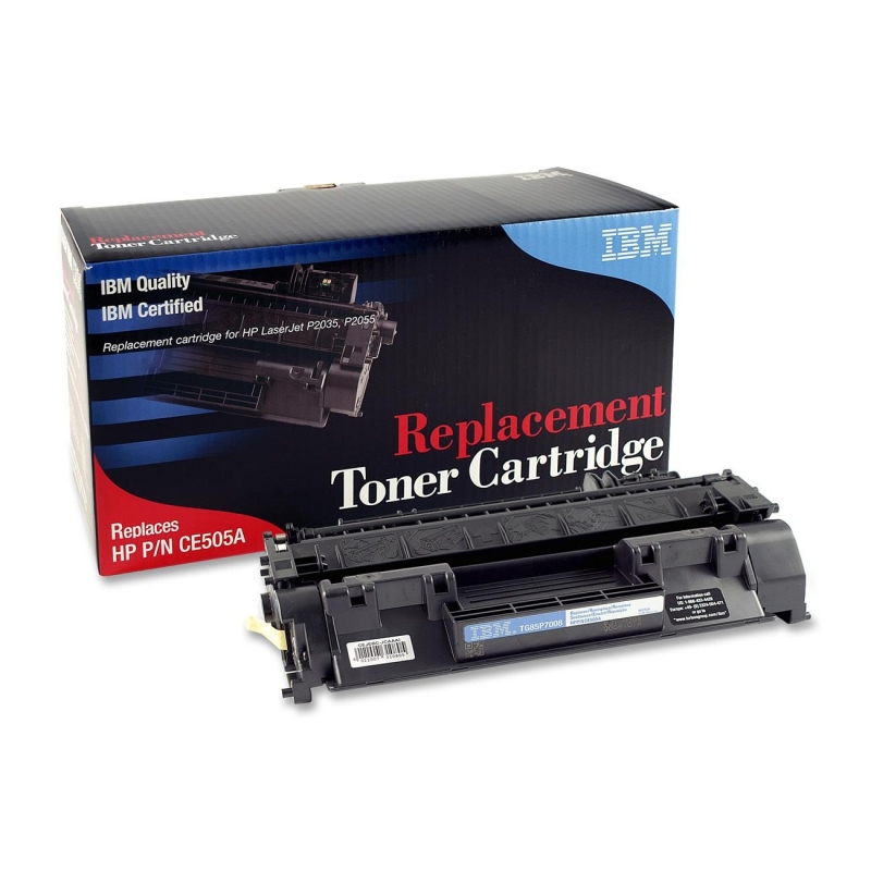 IBM Remanufactured Toner Cartridge Alternative For HP 05A (CE505A) TG85P7008 IBMTG85P7008