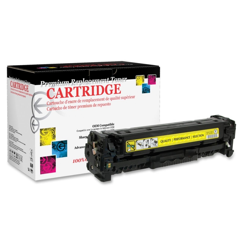 West Point Remanufactured Toner Cartridge Alternative For HP 304A (CC532A) 200129P WPP200129P