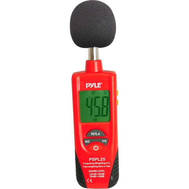Pyle Sound Level Meter with A and C Frequency Weighting PSPL25