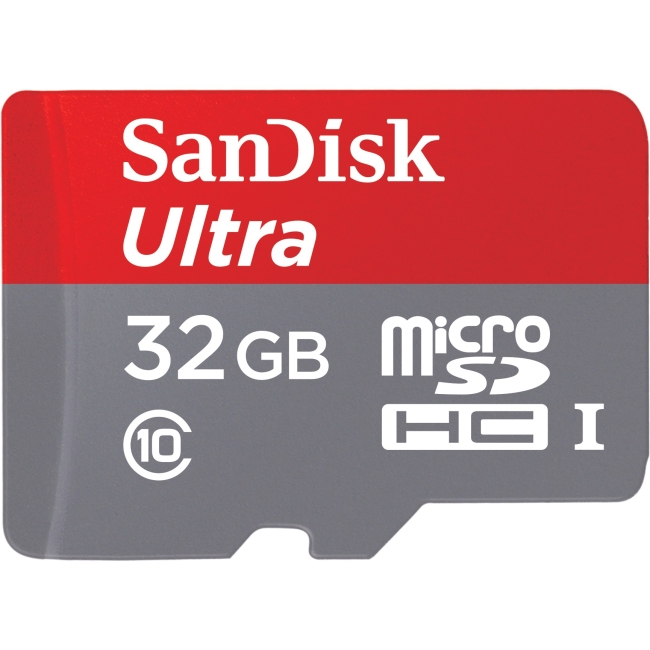 SanDisk 32GB Ultra microSD High Capacity (microSDHC) Card SDSQUNC-032G-AN6MA