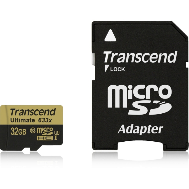 Transcend 32 GB Ultimate microSD High Capacity (microSDHC) Card TS32GUSDU3