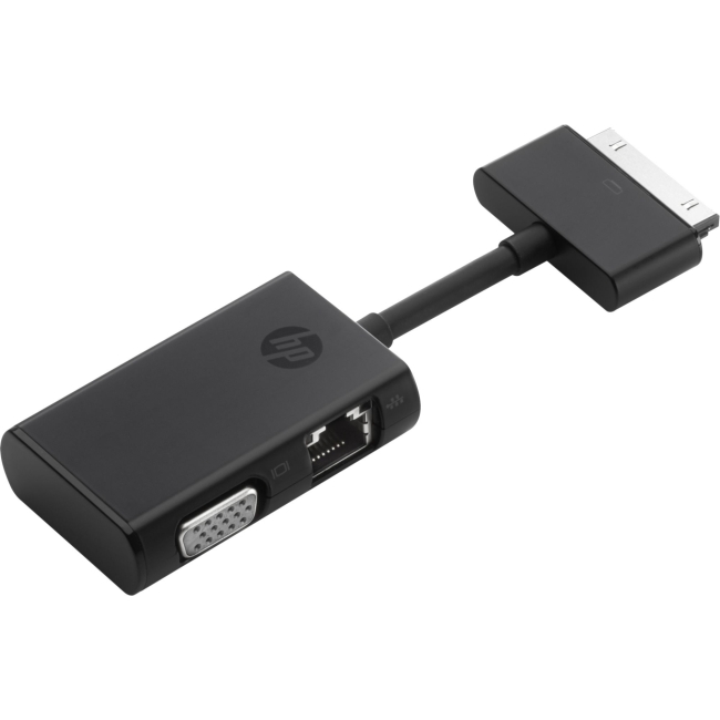 HP Dock Connector to Ethernet and VGA Adapter G7U78UT