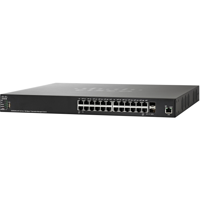 Cisco 24-Port 10GBase-T Stackable Managed Switch SG550XG-24T-K9-NA SG550XG-24T