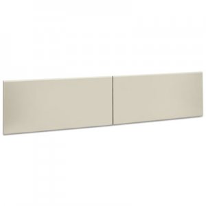 HON 38000 Series Hutch Flipper Doors For 72"w Open Shelf, 36w x 15h, Light Gray HON387215LQ