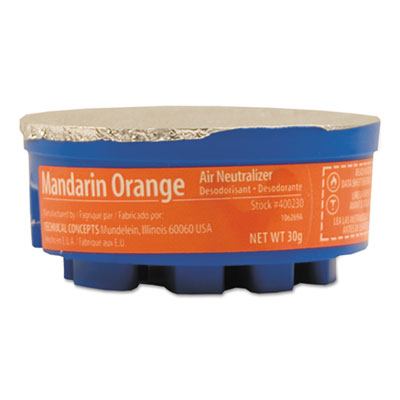 Rubbermaid Commercial Odor Control System Gel Refill, Mandarin Orange, 30 g Cartridge, 12/Carton RCP400230A1 400230A1