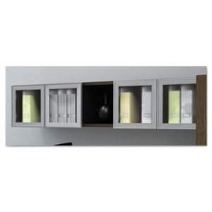 Mayline e5 Series Overhead Storage Cabinet, 72w x 15d x 15h, Walnut MLNEZH72FAHA EZH72FAHA