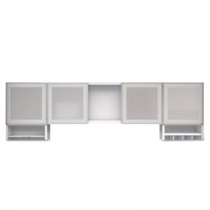 Mayline e5 Series Overhead Storage Cabinet, 72w x 15d x 15h, White MLNEZH72FAGZ EZH72FAGZ