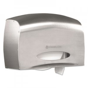 Kimberly-Clark Coreless JRT Jr. Bath Tissue Dispenser, EZ Load, 6x9.8x14.3, Stainless Steel KCC09601 9601