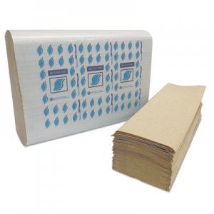 GEN Multi-Fold Paper Towels, Kraft, 1-Ply GENMF4001K
