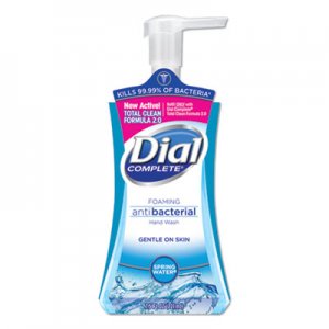 Dial Antibacterial Foaming Hand Wash, Spring Water, 7.5 oz, 8/Carton DIA05401CT DIA 05401