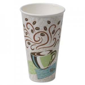 Dixie Hot Cups, Paper, 20oz, Coffee Dreams Design, 25/Pack, 20 Packs/Carton DXE5320CD 5360CD