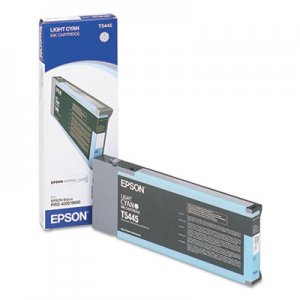 Epson T544500 Ink, Light Cyan EPST544500 T544500