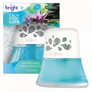Bright Air Scented Oil Air Freshener, Calm Waters and Spa, Blue, 2.5oz BRI900115EA 900115