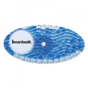 Boardwalk Curve Air Freshener, Cotton Blossom, Blue, 10/Box BWKCURVECBL