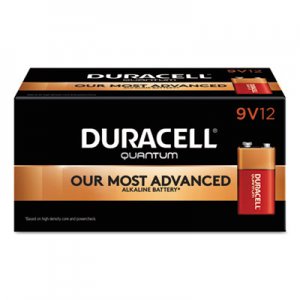 Duracell Quantum Alkaline Batteries, 9V, 72/CT DURQU1604 QU1604