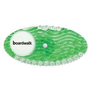 Boardwalk Curve Air Freshener, Cucumber Melon, Green, 10/Box BWKCURVECME