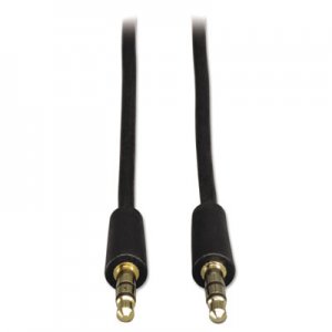 Tripp Lite Audio Cables, 6 ft, Black, 3.5 mm Male; 3.5 mm Male TRPP312006 P312-006