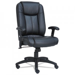 Alera CC Series Executive High-Back Swivel/Tilt Leather Chair, Black ALECC4119 80991