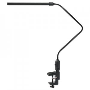 Alera LED Desk Lamp With Interchangeable Base Or Clamp, 21 3/4" High, Black ALELED902B