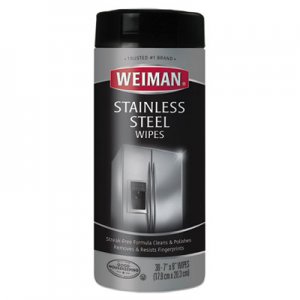 WEIMAN Stainless Steel Wipes, 7 x 8, 30/Canister WMN92 92