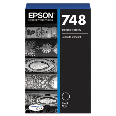 Epson T748120 (T748) DURABrite Pro Ink, Black EPST748120 T748120