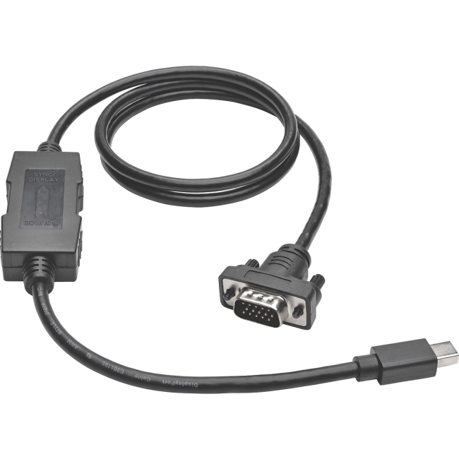 Tripp Lite Mini DisplayPort 1.2 to VGA Active Adapter Cable, 3 ft. P586-003-VGA-V2