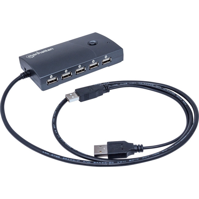 Manhattan Hi-Speed 13-Port Desktop USB Hub 162463