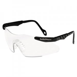 Smith & Wesson Magnum 3G Safety Eyewear, Black Frame, Clear Lens SMW19799 624-19799