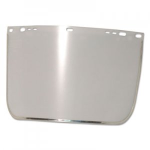 Anchor Brand Face Shield Visor, 15 1/2" x 9", Clear, Bound, Plastic/Aluminum ANR3440BCL 3440-B-CL