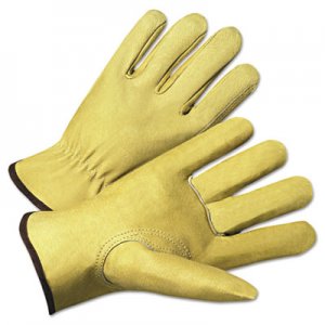 Anchor Brand 4000 Series Pigskin Leather Driver Gloves, Beige, X-Large, 12 Pairs ANR4800XL