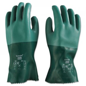 AnsellPro Scorpio Neoprene Gloves, Green, Size 10 ANS835210PR ANS 8352-10