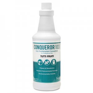 Fresh Products Conqueror 103 Odor Counteractant Concentrate, Tutti-Frutti, 32oz Bottle, 12/CT FRS1232WBTU 12-32WB-TU