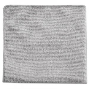 Rubbermaid Commercial Executive Multi-Purpose Microfiber Cloths, Gray, 12 x 12, 24/Pack RCP1863888 1863888