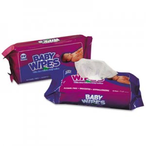 Royal Baby Wipes Refill Pack, Scented, White, 80/Pack, 12 Packs/Carton RPPRPBWSR80 RPP RPBWSR-80