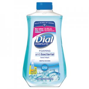 Dial Antibacterial Foaming Hand Wash, Spring Water Scent, 32 oz Bottle DIA09026EA 09026
