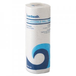 Boardwalk Office Packs Perforated Paper Towel Rolls, 2-Ply, White, 9" x 11", 60/Roll,15/Ct BWK6281 6281