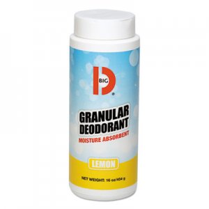 Big D Granular Deodorant, Lemon, 16oz, Shaker Can, 12/Carton BGD150 015000