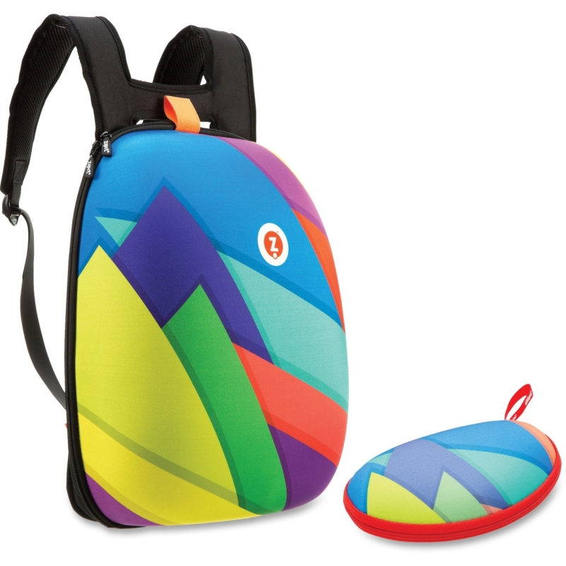 ZIPIT Colorful Triangles Shell Backpack Set ZSHLCTSPR ZITZSHLCTSPR