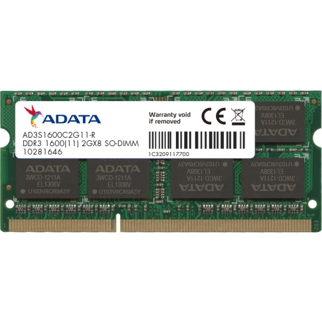 Adata Premier 8GB DDR3 SDRAM Memory Module AD3S1600W8G11-S
