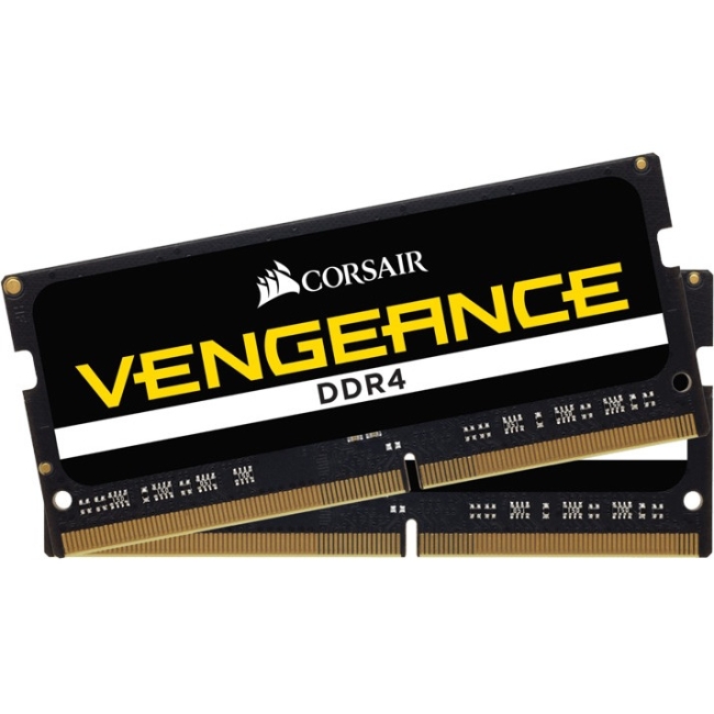 Corsair Vengeance Series 8GB (2x4GB) DDR4 SODIMM 2666MHz CL18 Memory Kit CMSX8GX4M2A2666C18